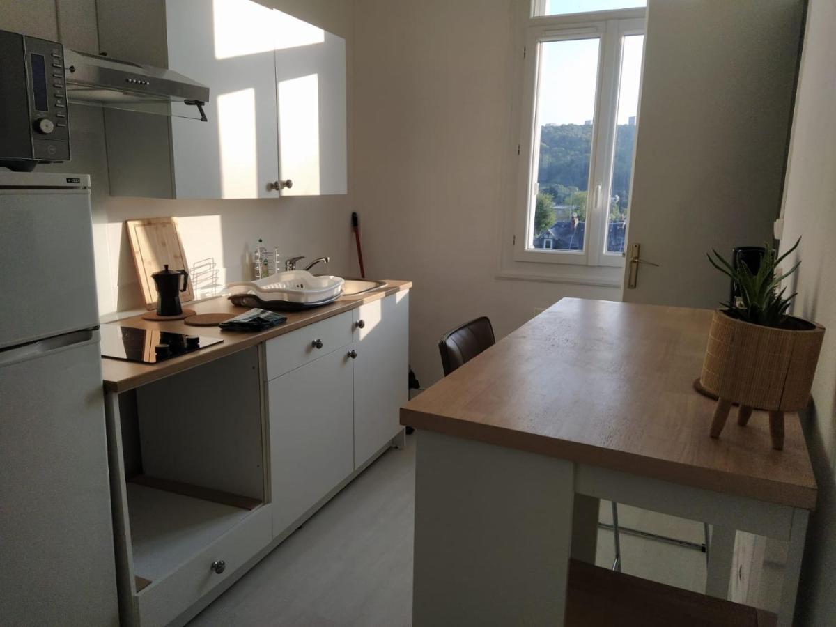 Le Nid Normand Avec Terrasse - Stationnement Facile Et Gratuit - 5 Min Seine Apartman Deville-les-Rouen Kültér fotó